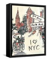 Artist's New York-Edith Lentz-Framed Stretched Canvas