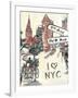 Artist's New York-Edith Lentz-Framed Art Print