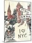 Artist's New York-Edith Lentz-Mounted Art Print