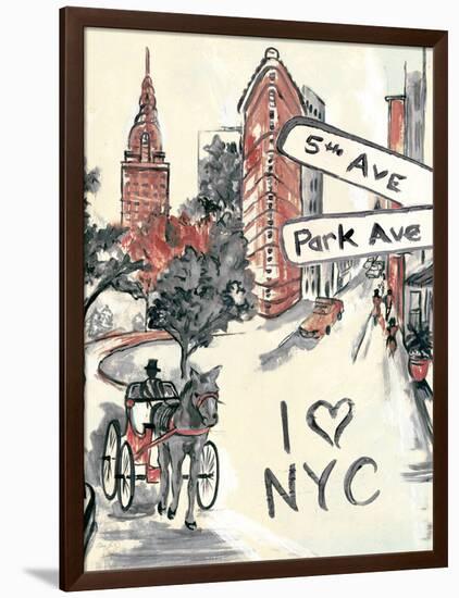 Artist's New York-Edith Lentz-Framed Art Print