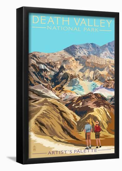 Artist's Palette - Death Valley National Park-null-Framed Poster