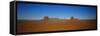 Artist's Point, Monument Valley, Arizona, USA-Walter Bibikow-Framed Stretched Canvas
