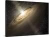 Artist's rendering of a solar system-null-Stretched Canvas