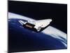 Artist's Rendering of the X-33 Reusable Launch Vehicle-null-Mounted Art Print