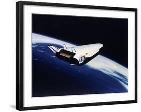 Artist's Rendering of the X-33 Reusable Launch Vehicle-null-Framed Art Print