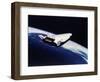 Artist's Rendering of the X-33 Reusable Launch Vehicle-null-Framed Art Print