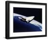 Artist's Rendering of the X-33 Reusable Launch Vehicle-null-Framed Art Print