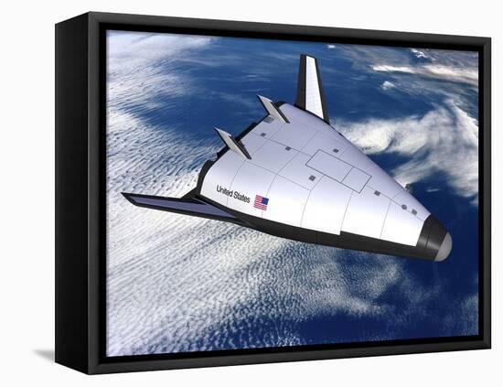 Artist's Rendering of the X-33 Reusable Launch Vehicle-null-Framed Stretched Canvas
