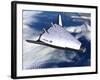 Artist's Rendering of the X-33 Reusable Launch Vehicle-null-Framed Art Print