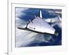 Artist's Rendering of the X-33 Reusable Launch Vehicle-null-Framed Art Print