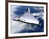 Artist's Rendering of the X-33 Reusable Launch Vehicle-null-Framed Art Print