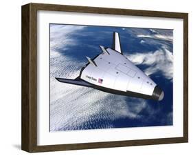 Artist's Rendering of the X-33 Reusable Launch Vehicle-null-Framed Art Print