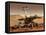 Artist's Rendition of Mars Rover-Stocktrek Images-Framed Stretched Canvas