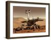 Artist's Rendition of Mars Rover-Stocktrek Images-Framed Premium Photographic Print