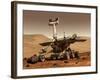 Artist's Rendition of Mars Rover-Stocktrek Images-Framed Photographic Print