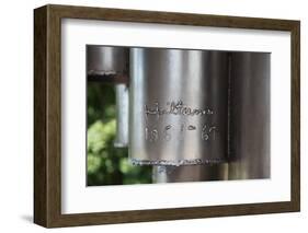 Artist's signature, Sibelius Monument, Sibelius Park, Helsinki, Finland, 2011-Sheldon Marshall-Framed Photographic Print