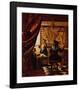 Artist's Studio-Johannes Vermeer-Framed Art Print