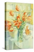 Artist's Tulips in the Drawing Room-Karen Armitage-Stretched Canvas