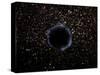 Artist's View of a Black Hole in a Globular Cluster-Stocktrek Images-Stretched Canvas