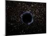 Artist's View of a Black Hole in a Globular Cluster-Stocktrek Images-Mounted Photographic Print