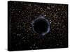 Artist's View of a Black Hole in a Globular Cluster-Stocktrek Images-Stretched Canvas
