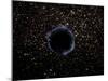 Artist's View of a Black Hole in a Globular Cluster-Stocktrek Images-Mounted Premium Photographic Print