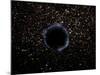 Artist's View of a Black Hole in a Globular Cluster-Stocktrek Images-Mounted Photographic Print