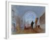 Artist working at an easel, 1828. Artist: JMW Turner-JMW Turner-Framed Giclee Print