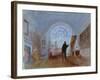 Artist working at an easel, 1828. Artist: JMW Turner-JMW Turner-Framed Giclee Print