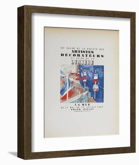 Artistes Decorateurs Salon de la Lumiere-Raoul Dufy-Framed Collectable Print
