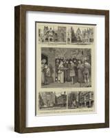 Artistic Bazaar in St James's Hall, Manchester, in Aid of the Lancashire Independent College-Henry William Brewer-Framed Giclee Print