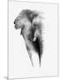 Artistic Black And White Elephant-Donvanstaden-Mounted Art Print