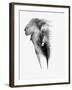 Artistic Black And White Elephant-Donvanstaden-Framed Art Print