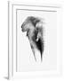 Artistic Black And White Elephant-Donvanstaden-Framed Art Print