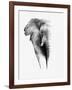 Artistic Black And White Elephant-Donvanstaden-Framed Art Print