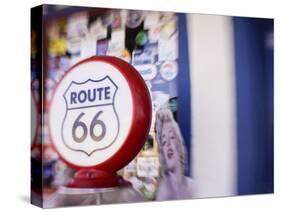 Artistic Blur, Route 66, Seligman, Arizona, USA-Julian McRoberts-Stretched Canvas