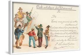 Artistic Old Farts Club, French Musicians-null-Framed Art Print