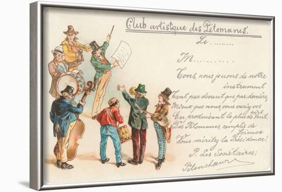 Artistic Old Farts Club, French Musicians-null-Framed Art Print