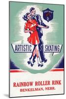 Artistic Skating-null-Mounted Art Print