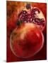 Artistic Still Life with Whole and Half Pomegranate-Dieter Heinemann-Mounted Photographic Print