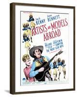 Artists and Models Abroad - Movie Poster Reproduction-null-Framed Photo