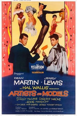 ARTISTS & MODELS MOVIE POSTER Jerry Lewis Dean Martin 1 