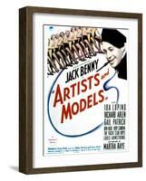 Artists and Models - Movie Poster Reproduction-null-Framed Photo