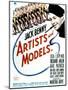 Artists and Models - Movie Poster Reproduction-null-Mounted Photo