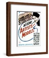 Artists and Models - Movie Poster Reproduction-null-Framed Photo