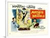 Artists and Models, UK Movie Poster, 1955-null-Framed Art Print