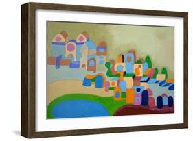 Artists' Colony, 2010-Jan Groneberg-Framed Giclee Print