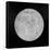 Artists Concept of a Full Moon in the Universe at Night-null-Framed Stretched Canvas