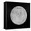 Artists Concept of a Full Moon in the Universe at Night-null-Framed Stretched Canvas