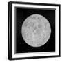 Artists Concept of a Full Moon in the Universe at Night-null-Framed Art Print